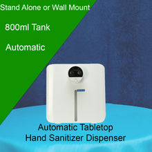 Load image into Gallery viewer, Touchless Refillable Portable Tabletop Hand Sanitizer Dispenser – 800ml Solution Tank for Liquid Sanitizer
