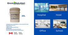 Load image into Gallery viewer, EnviraSolution® HOCl Hypochlorous Acid Disinfectant 20L | Clean* Disinfect* Deodorize** | Fragrance Free | Organic | Non Toxic Hospital Grade
